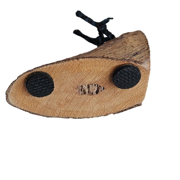 Handcrafted Blue Jay Bird Figurine On Wooden Base - Picture 11 of 12